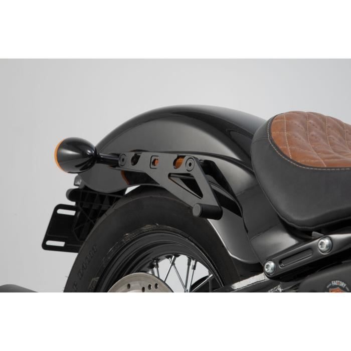 Support sacoche latérale droit SW-Motech SLH LH1. Harley Davidson Street Bob/Slim/Standard. - noir - TU