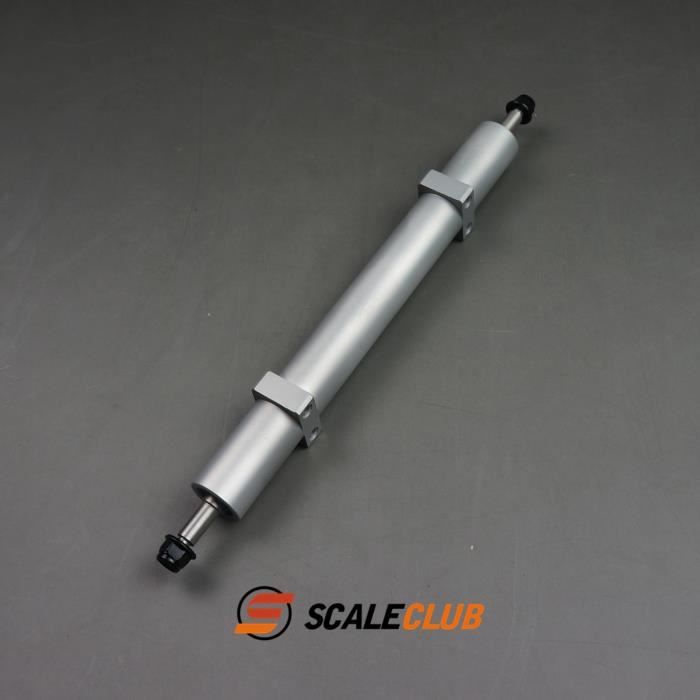 Tuyau d'échappement métallique LESU pour modèle de camion tracteur RC
