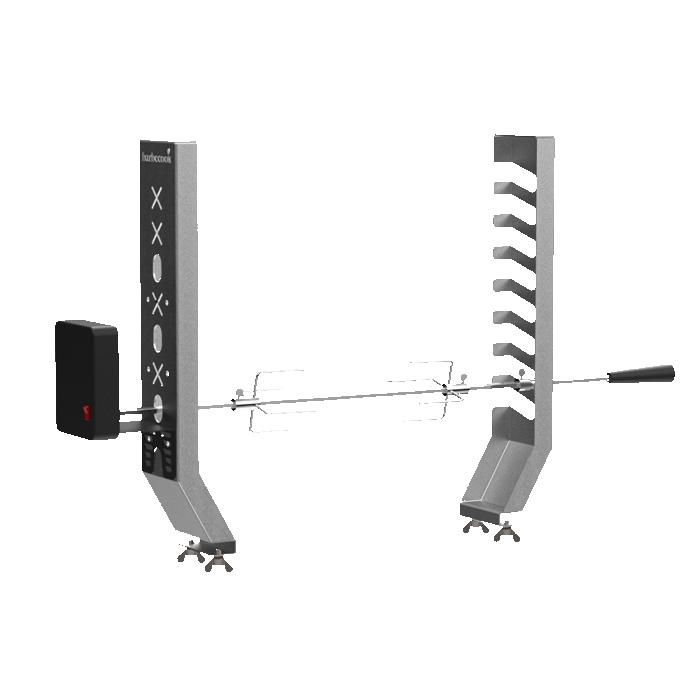 Barbecook Tourne Broche ElectriqueSet de rôtisserie pour Barbecue à BoisNestor World