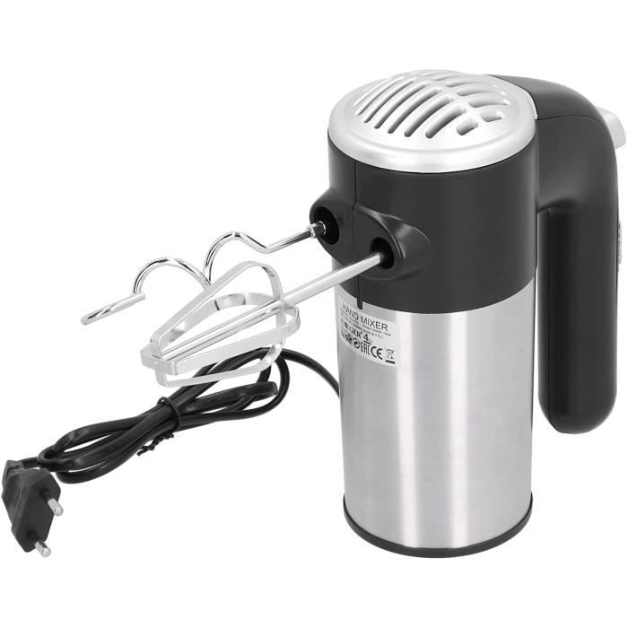 Batteur à main électrique 800 W avec 4 accessoires en acier inoxydable, 5 niveaux de réglage Batteur à main électrique 800 W avec 4 accessoires en acier inoxydable, 5 niveaux de réglage