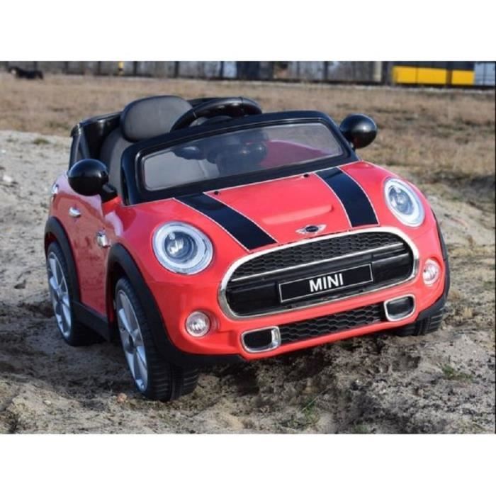 voiture électrique pour enfant Mini Cooper S 12 V rouge