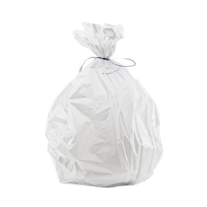 Sacs poubelles blancs 10L HD 20 rouleaux Cdiscount Au quotidien