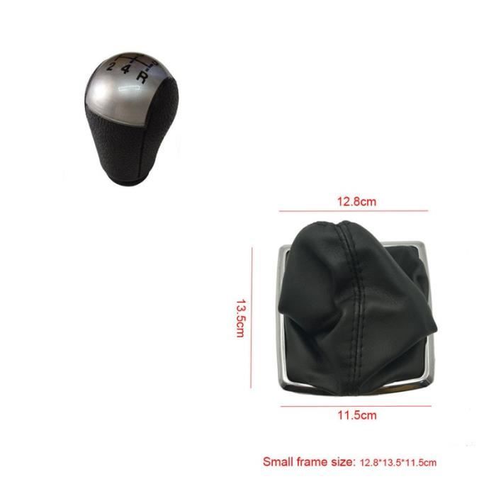 Botte De Levier De Vitesse En Cuir Véritable Pour Renault Clio MK2, Noire, Neuve