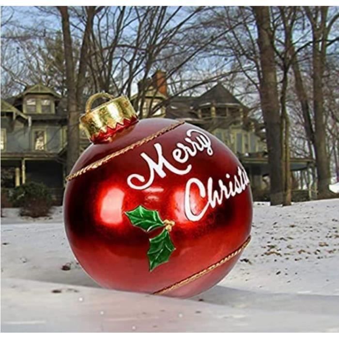 Boule de Noël Gonflable en PVC Décoration de Noël Gonflable pour l