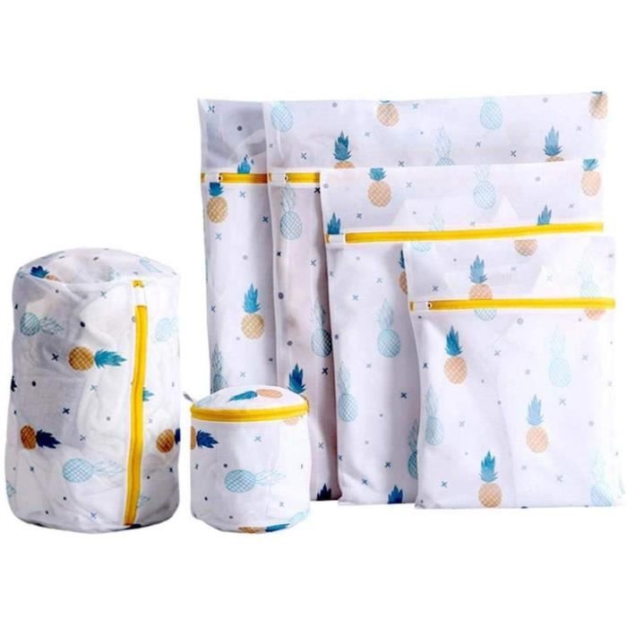Lot De 6 Sacs À Linge En Maille Filet De Protection Pour Linge Délicat Lot De 6 Sacs À Linge En Maille Filet De Protection Pour Linge Délicat