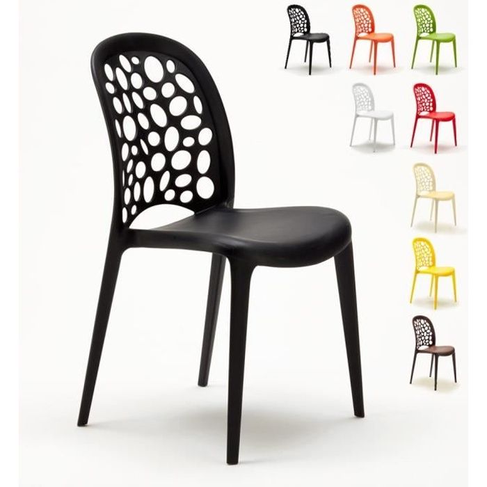 Chaise design en plastique ETOILE (cuisine, salle a manger, terrasse).