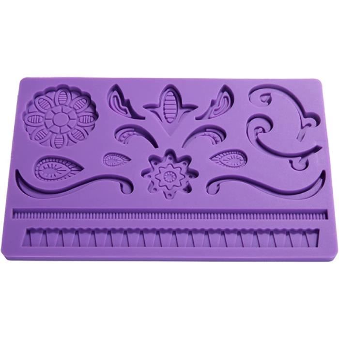 Stampi In Silicone Per Tuille E Decorazioni - Honeycomb, Resistente Fino A 230&deg;C