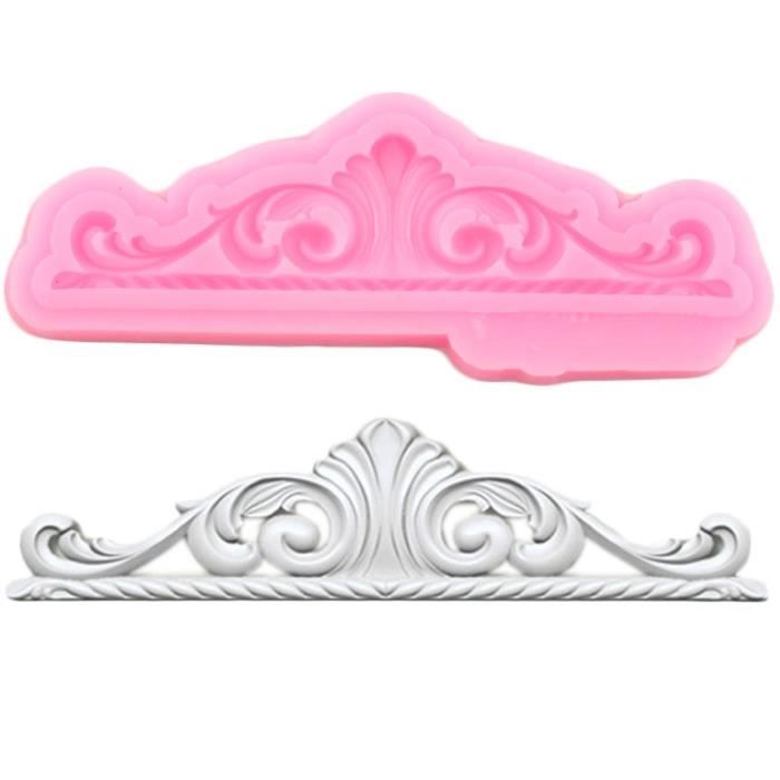Moule à Fondant Baroque En Silicone Sijiangmold – Relief, 8,9 X 8,9 Cm, Pour Gâteau, Chocolat, Cupcakes (résistant -40°C à 220°C)