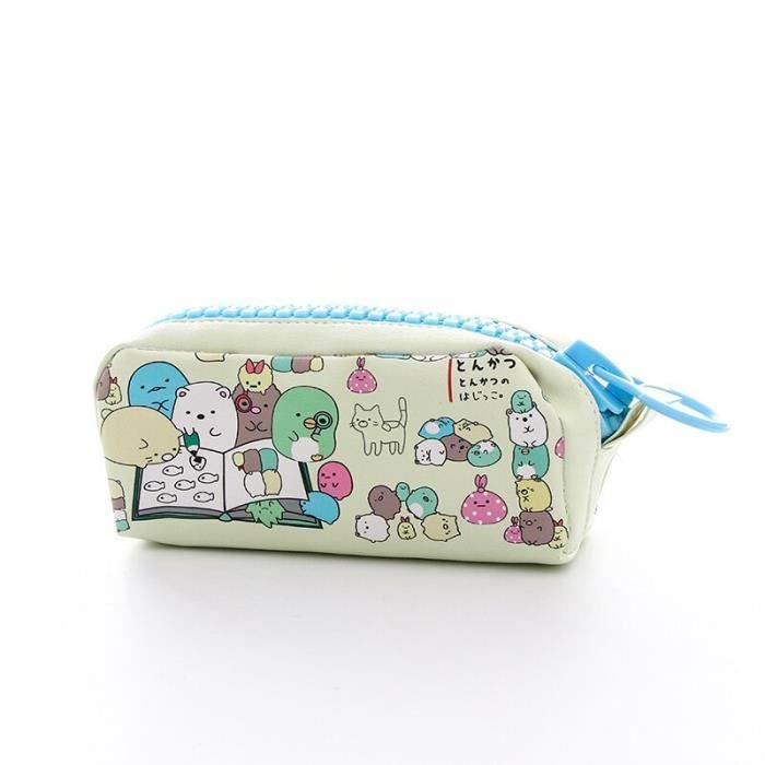 Trousse Scolaire Pokémon Pikachu - Taille 10x22x5.5 Cm - Intérieur Doublé, Plusieurs Compartiments - Pour école, Voyage
