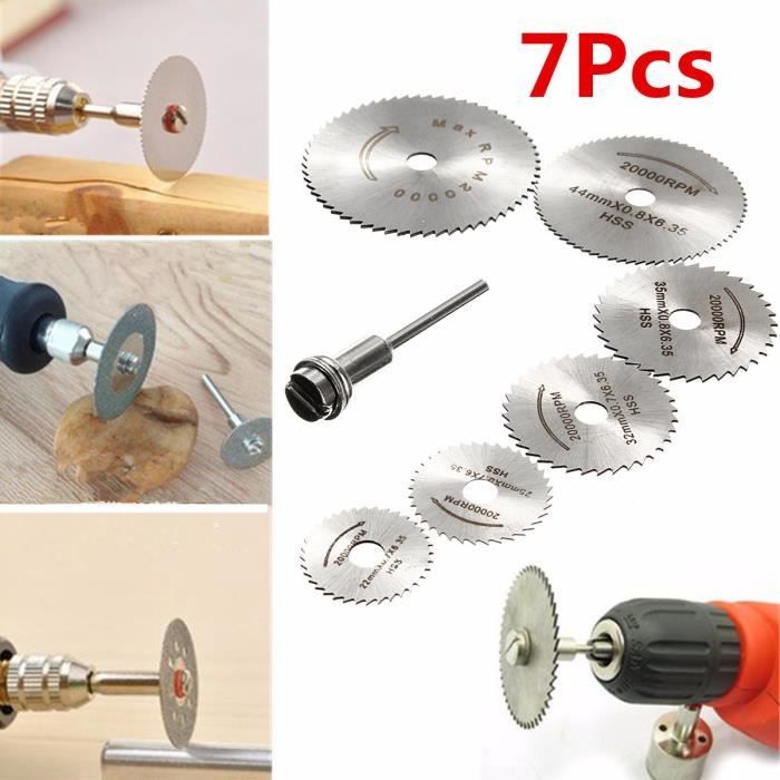 Ensemble de Disques de Coupe pour Outil Rotatif, Roues de Coupe Diamant  pour Bois Métal, Lame de Scie Circulaire, Disque de A71 - Cdiscount  Bricolage