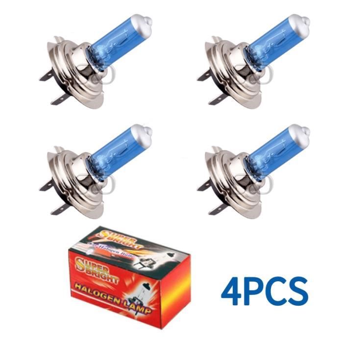 Ampoules antibrouillard halogènes H7 100W 12V 55W, 2 pièces, lumière