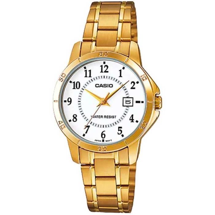 CASIO  LTP+V004G.7B Montre &agrave; Quartz Japonais pour Femme, 30&nbsp;mm