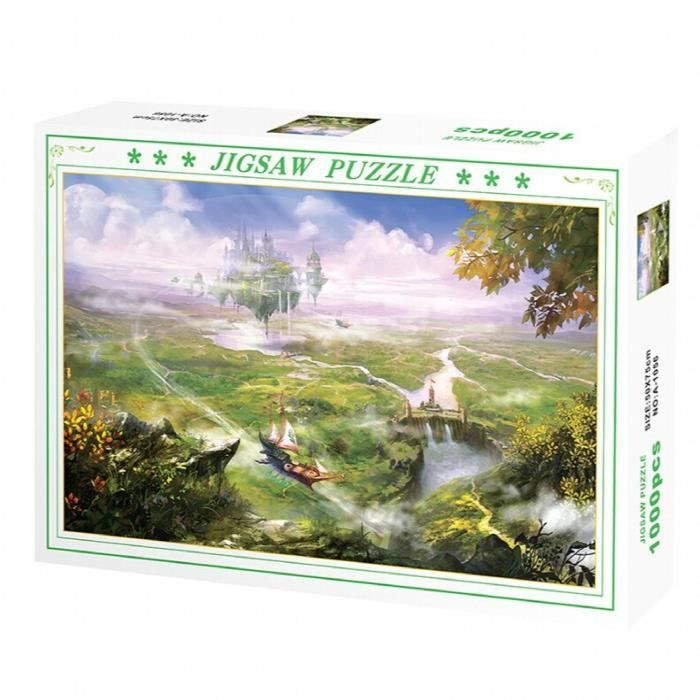 Puzzle Clementoni 1000 Pièces The Greenhouse Library - 70x50cm Fabriqué Italie