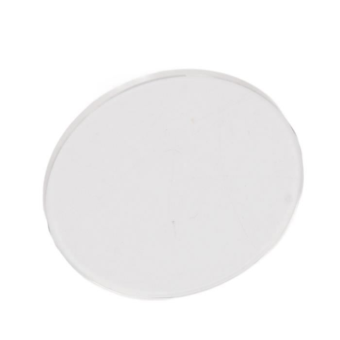 Lot De 3 Verres De Montre Ronds 35,5 Mm - Épaisseur 1,5 Mm - Cristal Simple Dôme - Pour Réparation Horlogerie