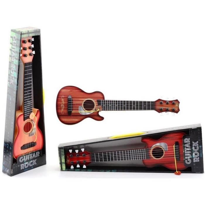 Instrument de musique pour enfants Avec sangle dorsale Jouet éducatif pour débutants Guitare électrique GUDA Jouet de guitare 4 cordes 