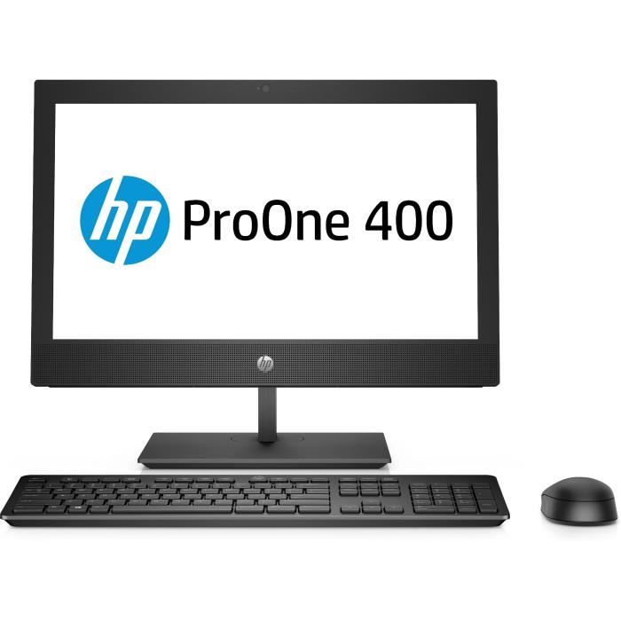 Top achat PC Portable HP ProOne 400 G4 60,5 cm (23,8 ") 1920 x 1080 pixels Intel® Core ™ i7 de 9e génération i7-9700T 16 Go DDR4-SDRAM SSD 512 Go Noir PC pas cher