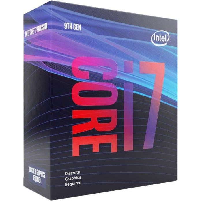 Top achat Processeur PC Processeur Intel Core i7 9700F (3,0 GHz / 4.7 GHz) - 8 coeurs - Socket 1151 pas cher