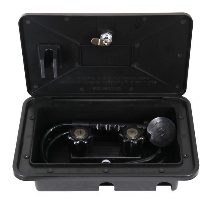 Boîte De Douche Extérieure Pour Camping-Car Yctze - Robuste Connexions 1/2" Entrée/Sortie Idéale RV Bateau