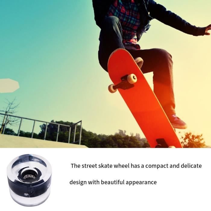 Set De 4 Roues De Skateboard 52mm X 30mm – PU Durable Pour Cruiser, Longboard Et Street