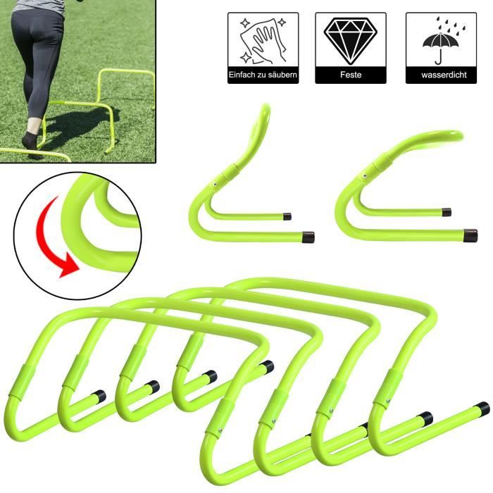 Kit D'agilité SPRI 14 Pièces - Sol De Gym Orange Antidérapant