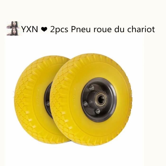 Roues Pleines En Caoutchouc 20 Cm Pour Tondeuse - Alésage 12 Mm, Avec Roulement - Compatible MTD, Wolf, Solo, Etc.