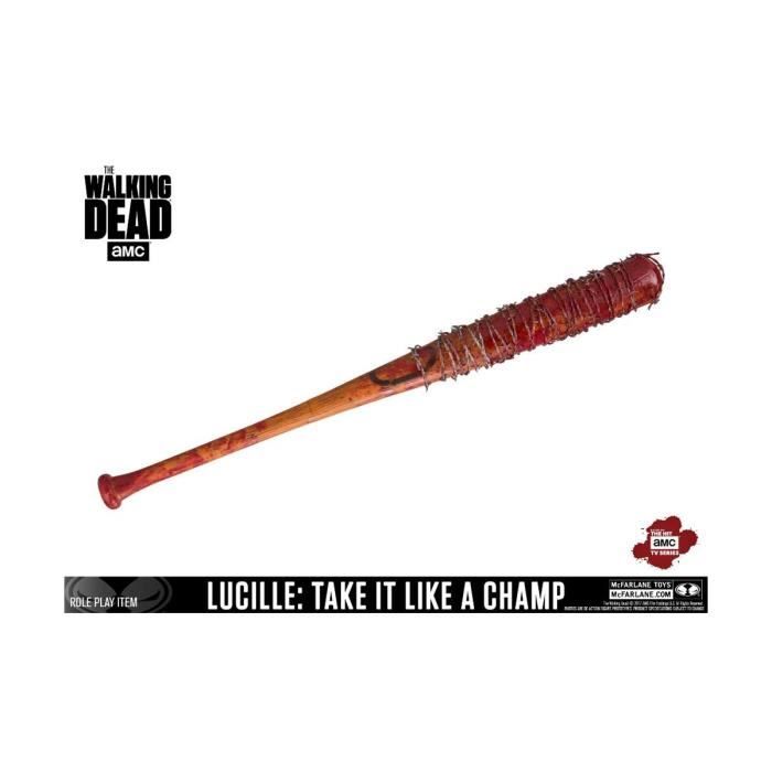 McFarlane Toys The Walking Dead Replique batte de baseball de Negan Lucille Take It Like A Champ Ver. 81 cm Cdiscount Jeux Jouets