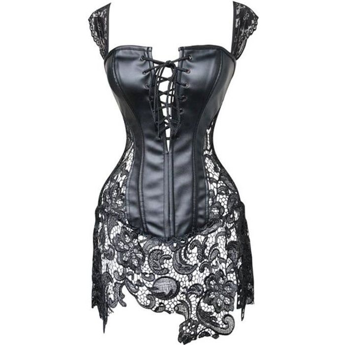 bustier corset noir