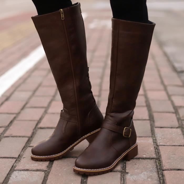 bottes de cuir