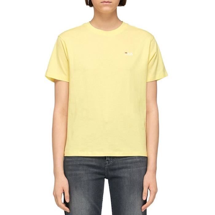 Tee shirt fila jaune femme online