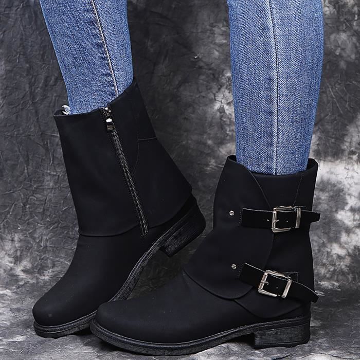 bottes de pluie avec fermeture éclair