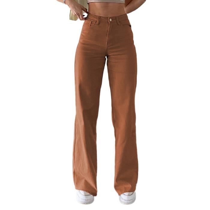 Jeans taille haute discount fille