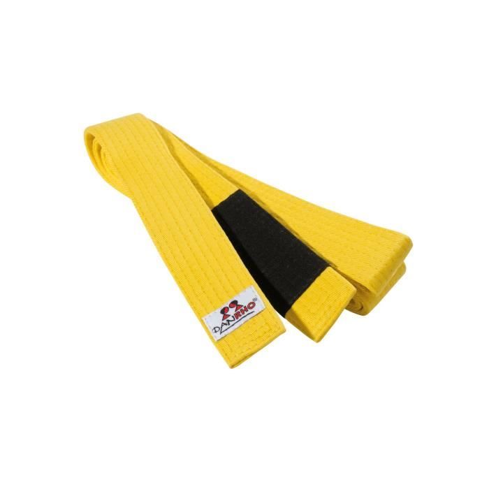Ceinture JiuJitsu brésilien Danrho jaune 240 cm Cdiscount Sport