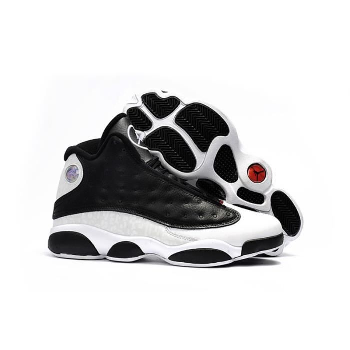 Jordan 13 blanche et noir new arrivals