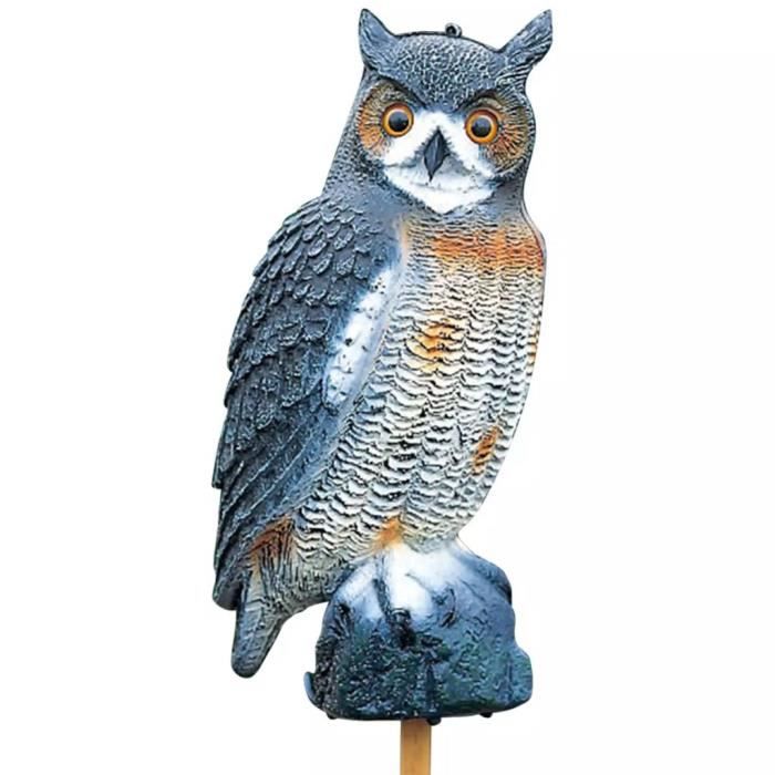 figure animale grand hibou 1382530 cdiscount jardin