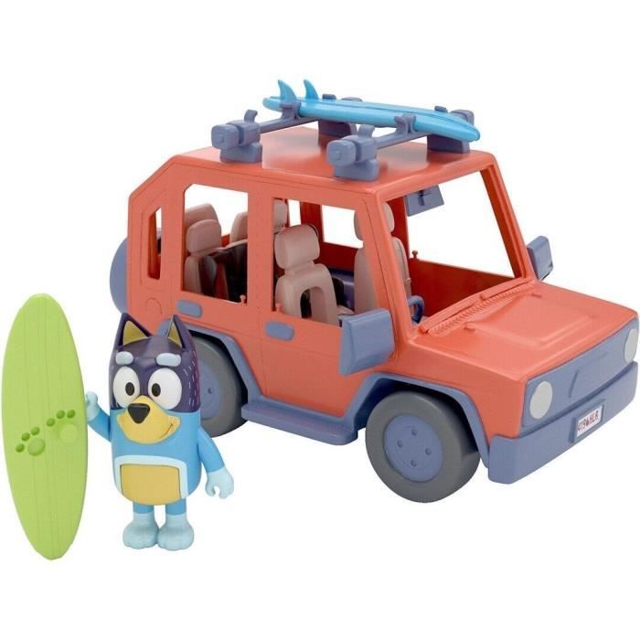 Véhicule familial 4x4 Bluey - MOOSE TOYS - Bandit et accessoires inclus