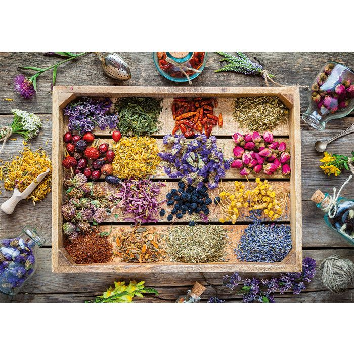 Puzzle 1500 pièces : Les plantes médicinales Ravensburger Nathan - vue 2