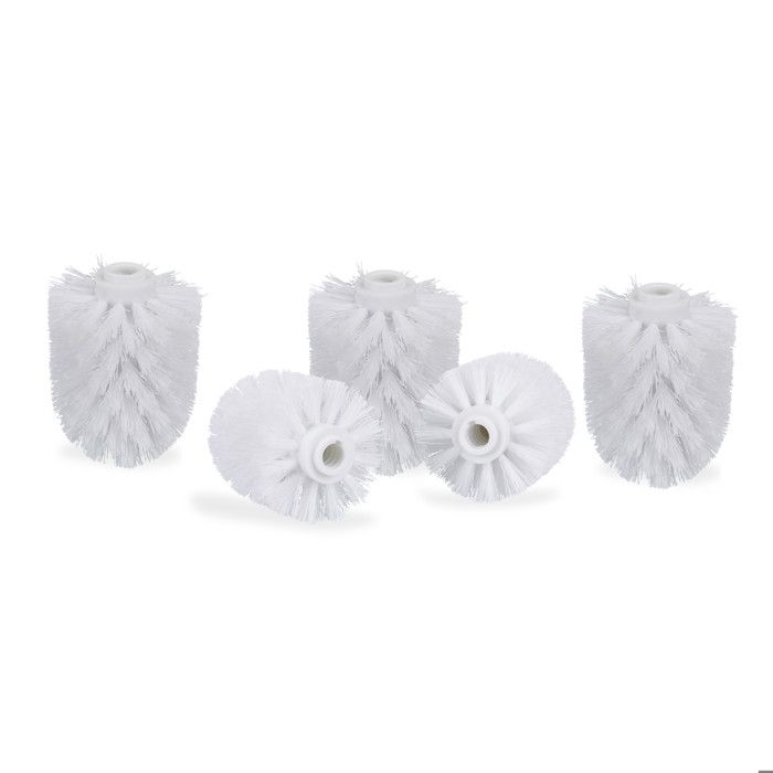 Têtes De Rechange Pour Brosse WC - Lot De 2 - Poils Denses Et Durables - Compatible MR.SIGA