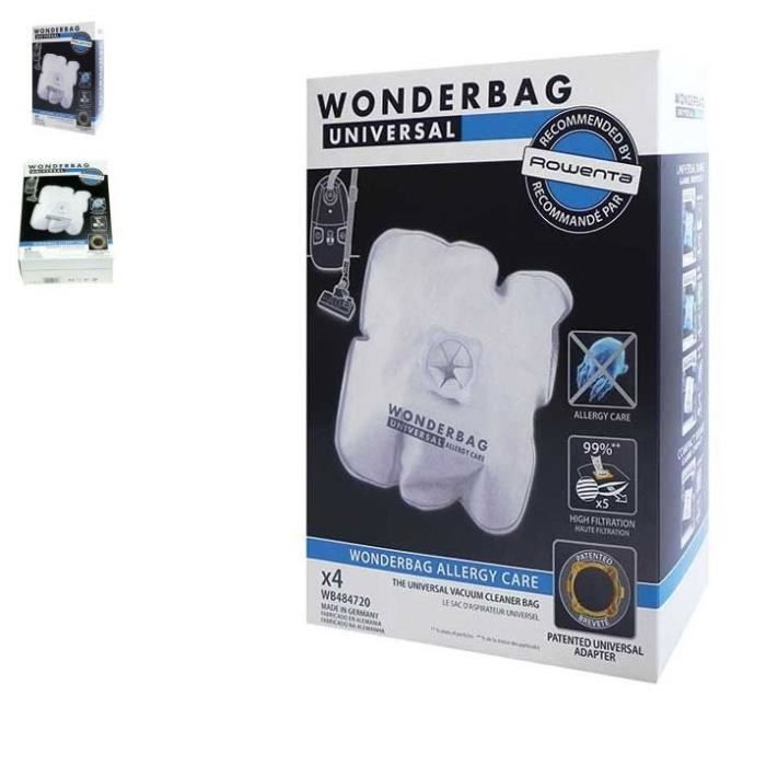 Sacs Aspirateur Rowenta Wonderbag – Microfibre, Lot de 5, Compatible Multi-Modèles - vue 7