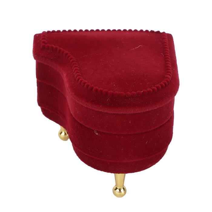 Boîte en forme de coeur pour la Saint-Valentin, cadeau d'anniversaire pour la fête des mères, souvenir de demoiselle d'honneur, merci pour l'anniversaire de la pendaison de crémaillère - France