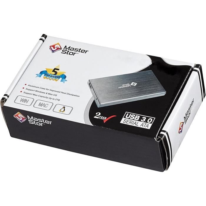 Station D'accueil USB 2.0 Pour Disques Durs SATA/IDE - Double Emplacement - Compatible 2.5''/3.5'' Et SSD