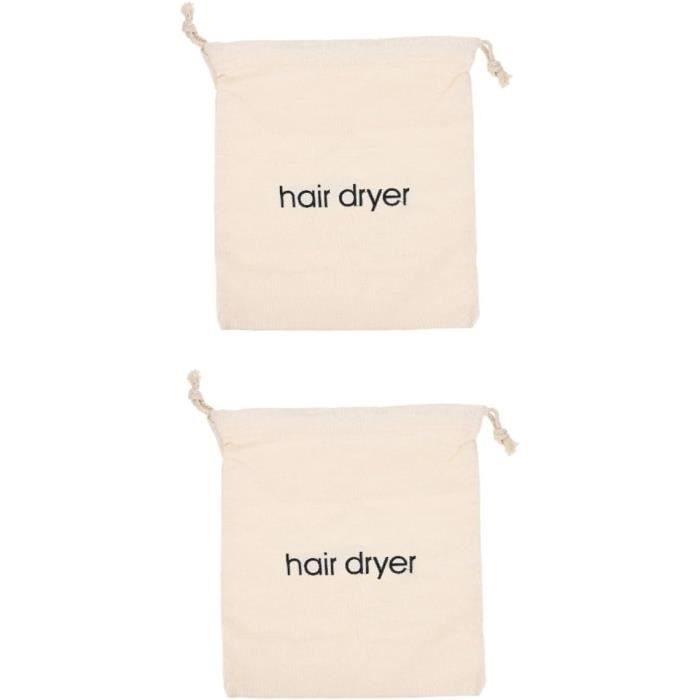 Étui Rigide Pour Sèche-cheveux - Sac De Rangement Organisateur En Simili Cuir PU - Voyage & Maison