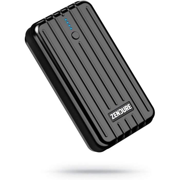 Black Chargeur Portable Banque d'alimentation Charge Rapide Batterie
