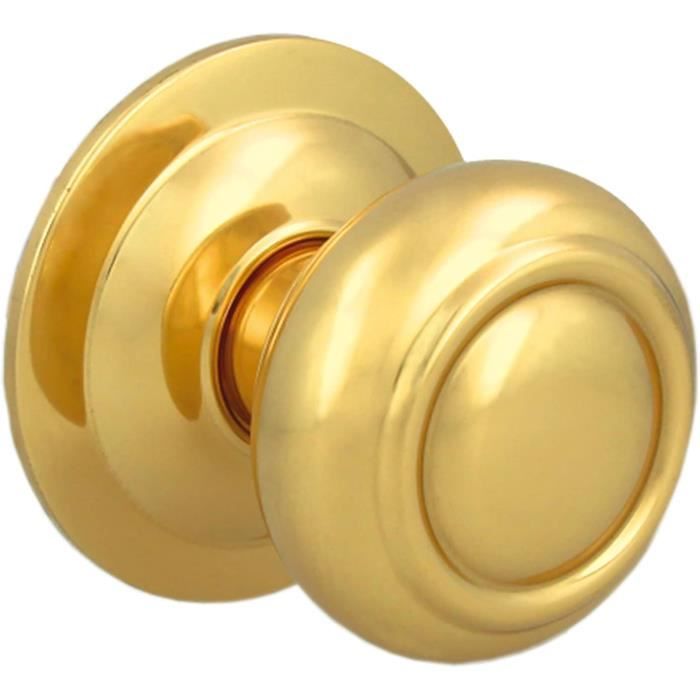 Lot De 5 Boutons De Porte En Laiton Vieilli - Avec Verrou à Jante Et Clés, Style Vintage