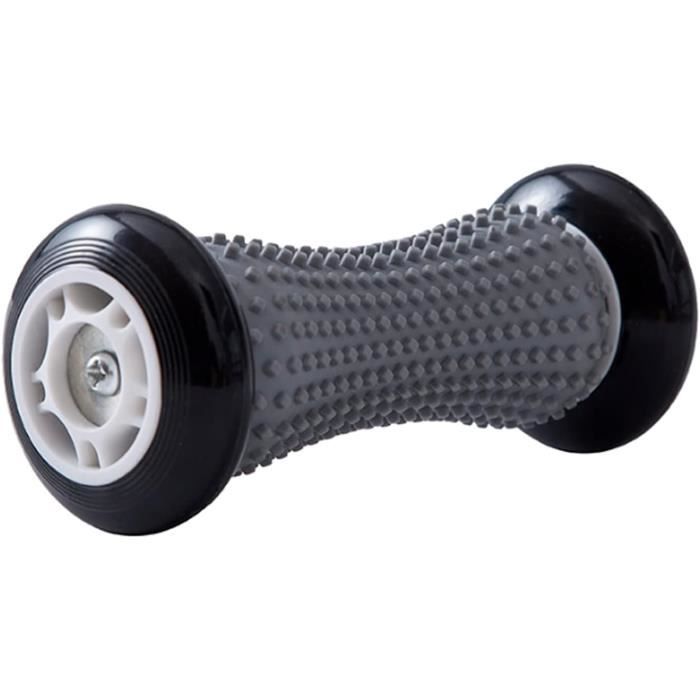 Rouleau Masseur En Bois Pour Le Dos - 2 Roulettes - Pour Massage Musculaire Et Détente