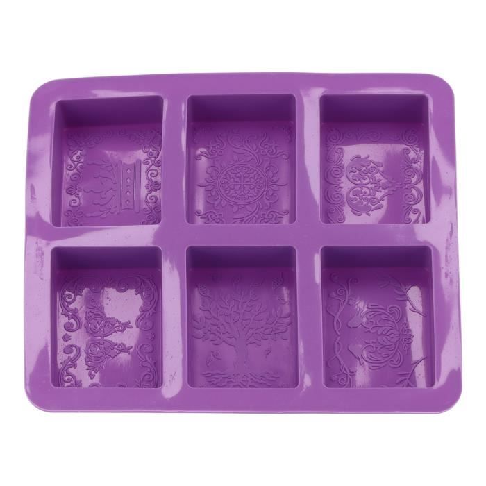 Moule à Gâteau Rose Lune 6 Cavités