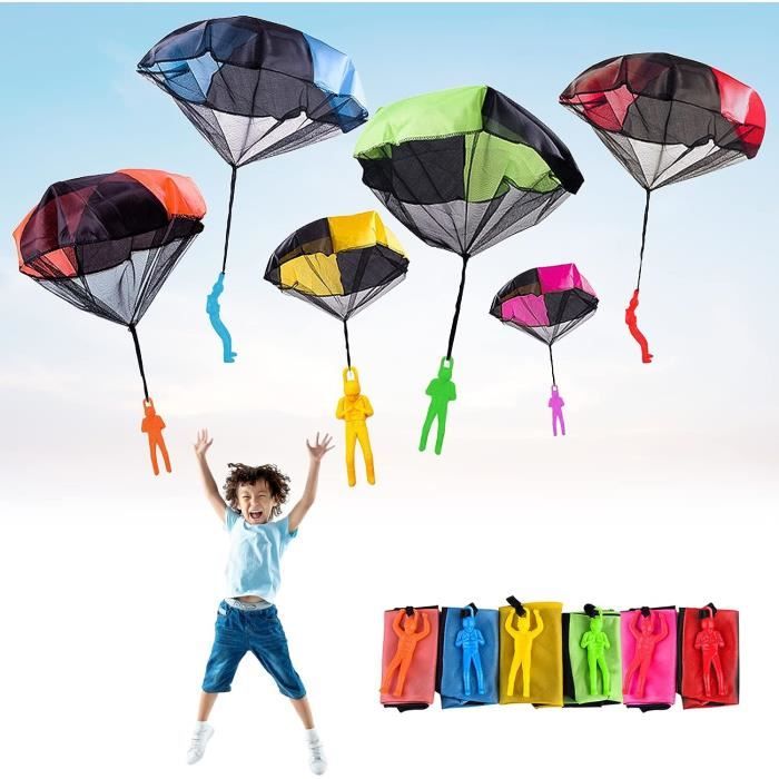 Enfants Parachutistes Jouets vol Cadeau pour Les Enfants Parachute Jouets  vol en Plein air Parachute Jouets vol pour Les Enfants41 - Cdiscount