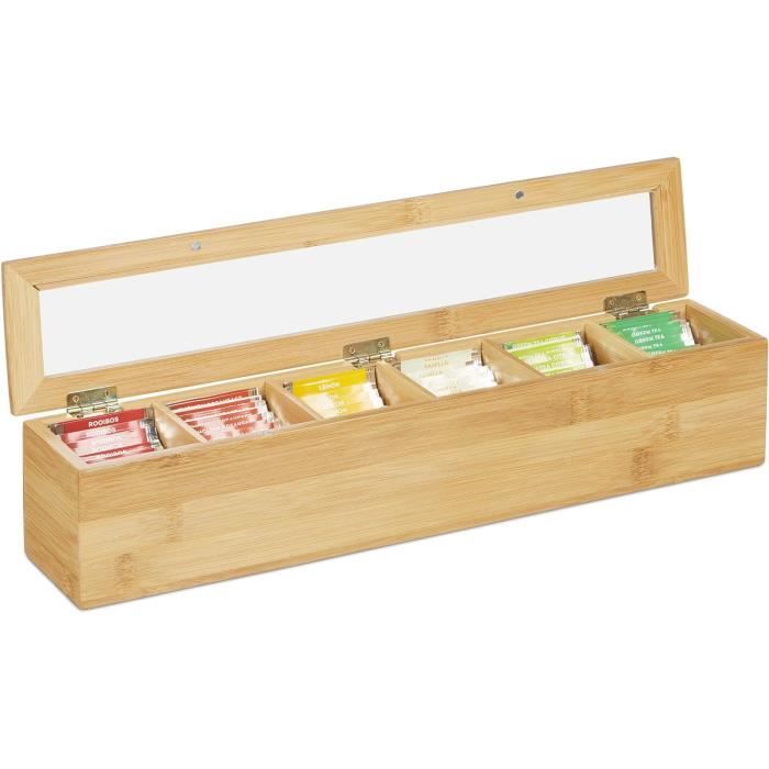 HURRISE Boîte de Rangement 8 Compartiments, Idéale pour Pilules et