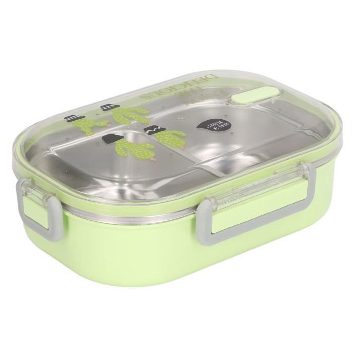 Herogo Boîte à Lunch En Acier Inoxydable 850 Ml Avec Compartiments - Séparateur Flexible Et Étanchéité Parfaite