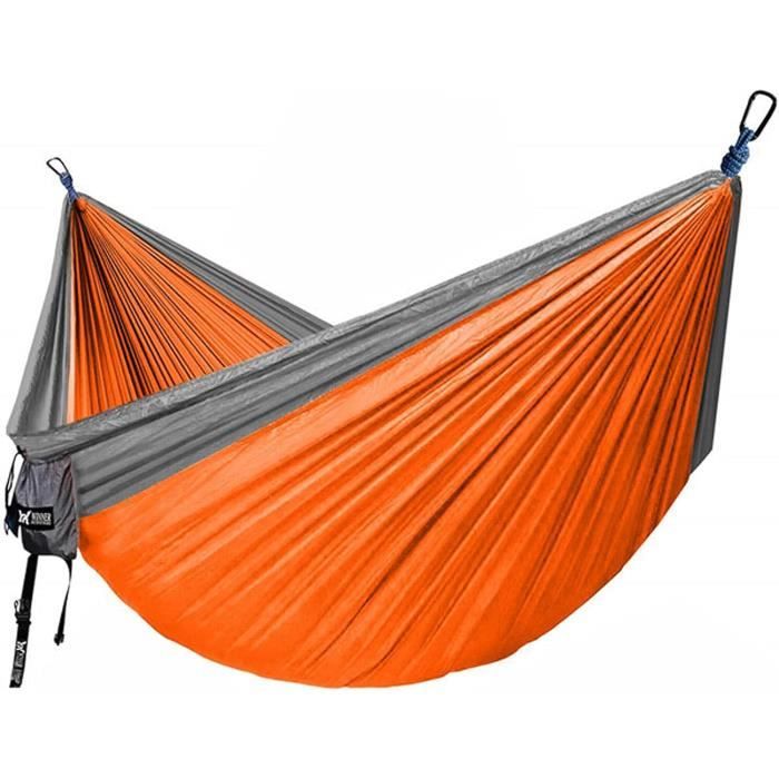 Hamac Wise Owl Outfitters Simple Avec Sangles - Portable, Nylon, Bleu Marine/vert