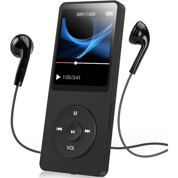 Mini Lettore MP3/MP4 Bluetooth HI-FI, Autonomia 8h, Con Ingresso Micro-SD, Nuovo
